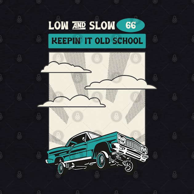 Low and slow classic lowrider by Rdxart